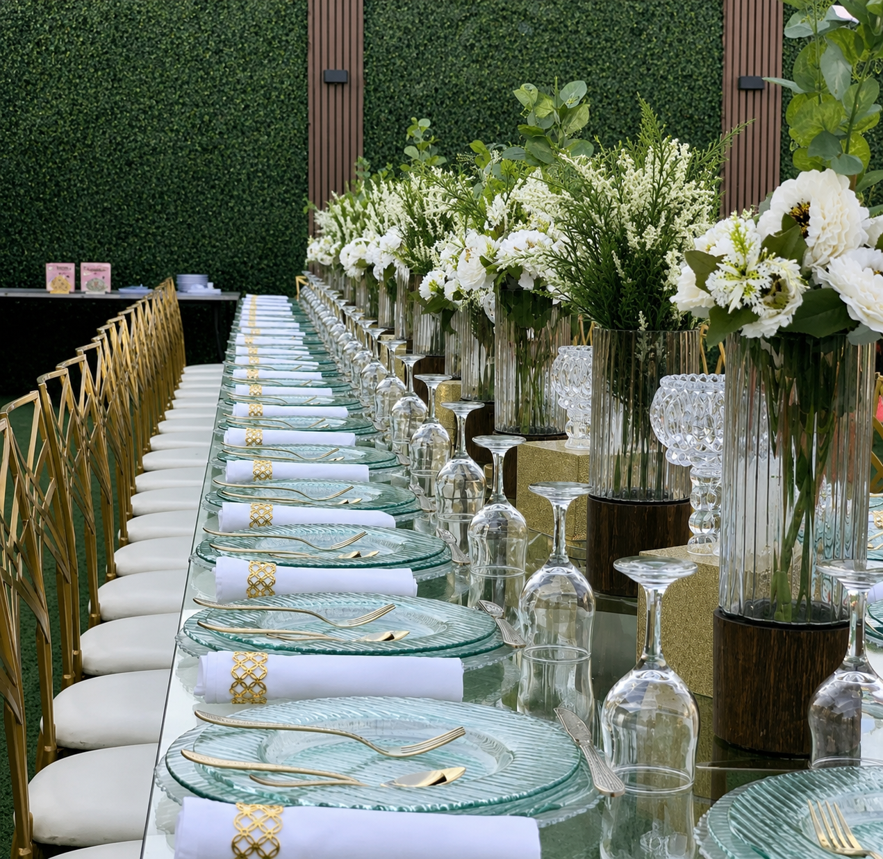 Curated luxury cutlery and furniture details